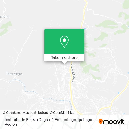 Instituto de Beleza Degradê Em Ipatinga map