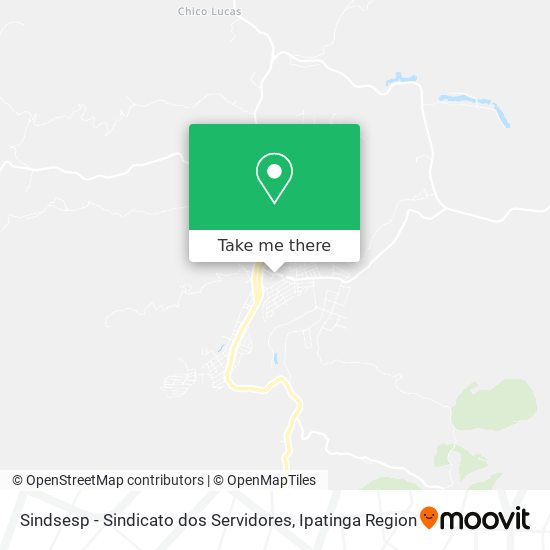 Sindsesp - Sindicato dos Servidores map
