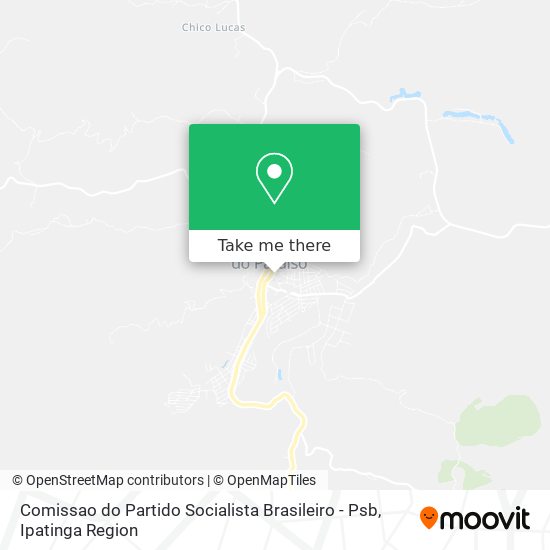 Mapa Comissao do Partido Socialista Brasileiro - Psb