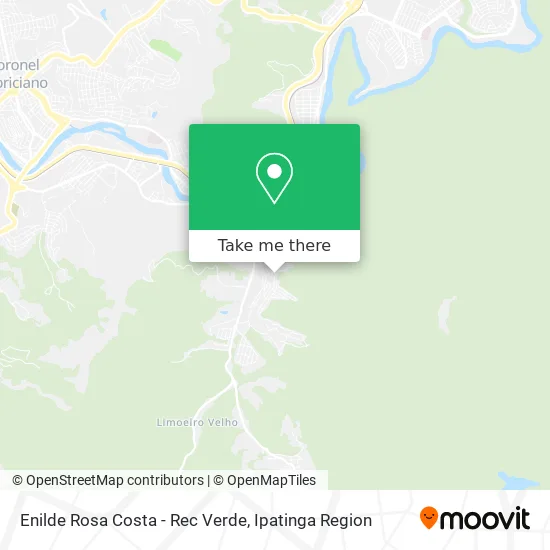 Enilde Rosa Costa - Rec Verde map