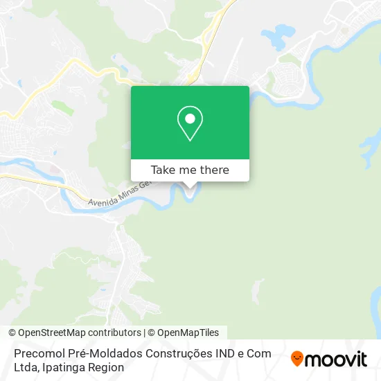 Precomol Pré-Moldados Construções IND e Com Ltda map