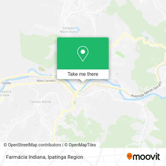 Farmácia Indiana map