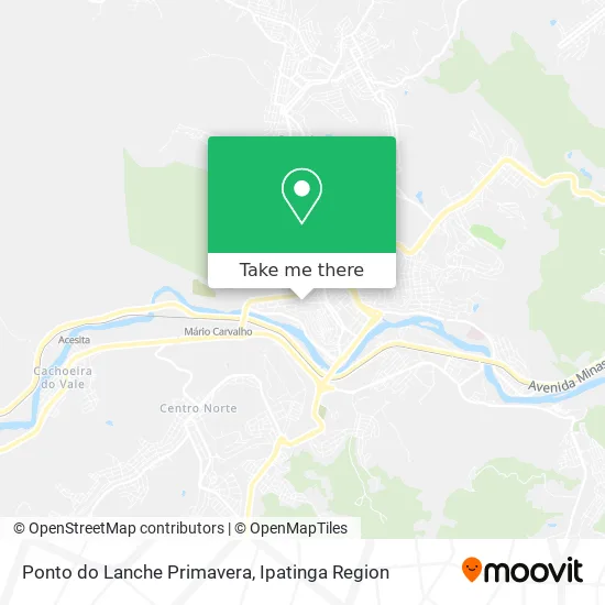 Ponto do Lanche Primavera map