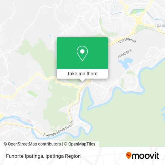Funorte Ipatinga map