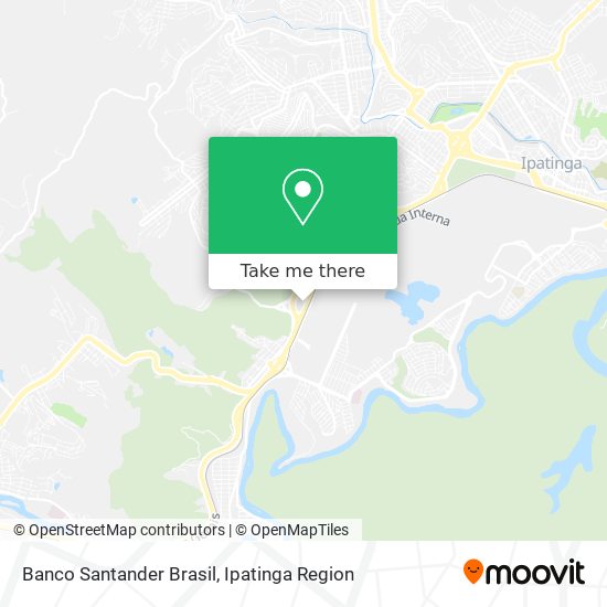 Banco Santander Brasil map