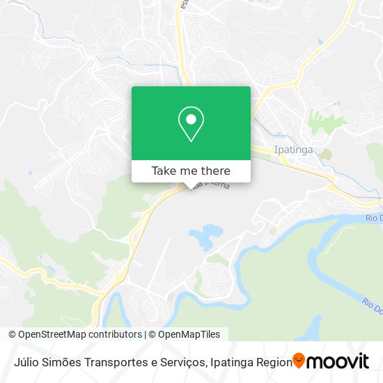 Júlio Simões Transportes e Serviços map