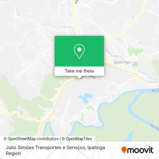 Júlio Simões Transportes e Serviços map