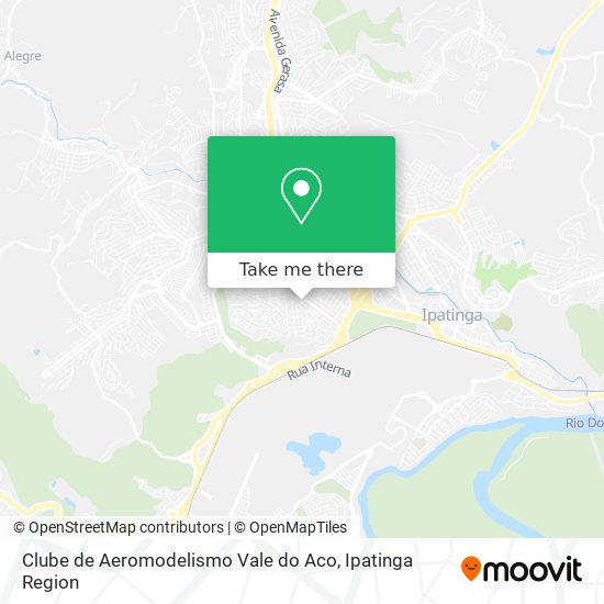 Clube de Aeromodelismo Vale do Aco map