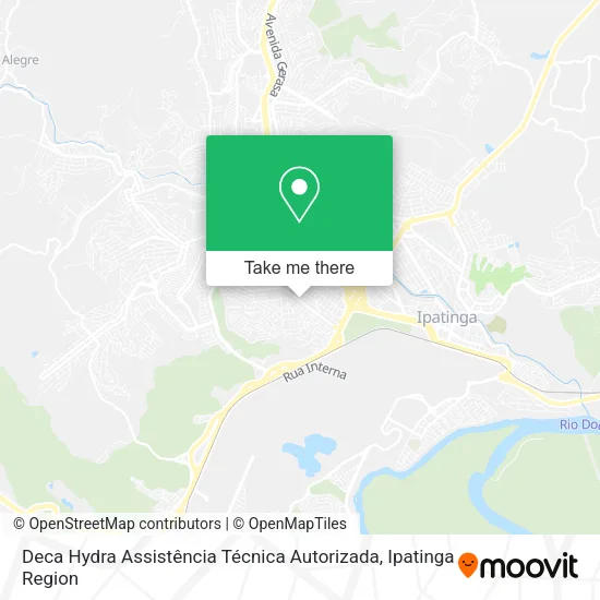 Deca Hydra Assistência Técnica Autorizada map