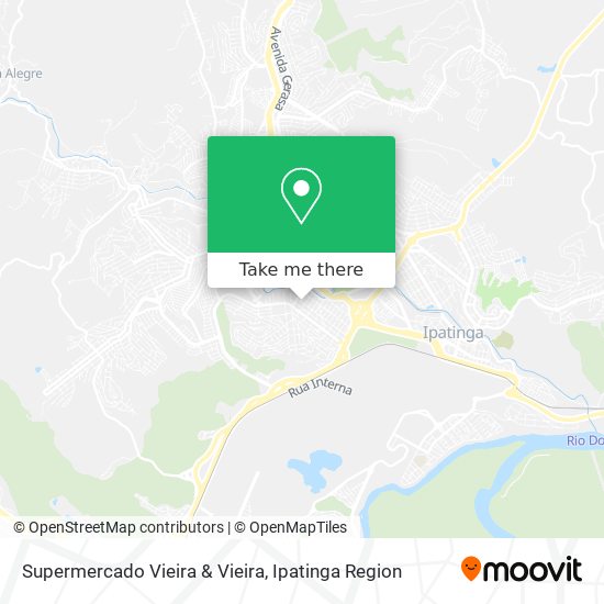 Supermercado Vieira & Vieira map