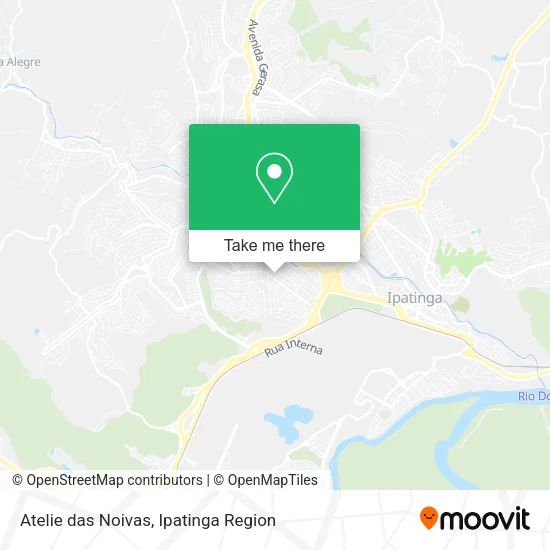 Atelie das Noivas map