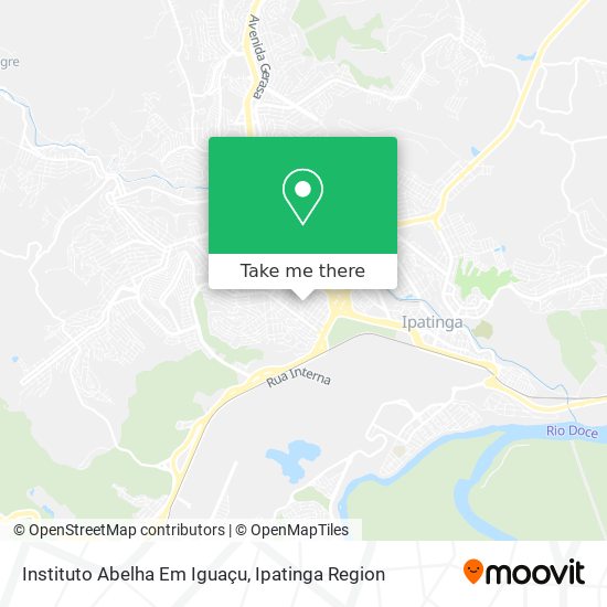 Instituto Abelha Em Iguaçu map