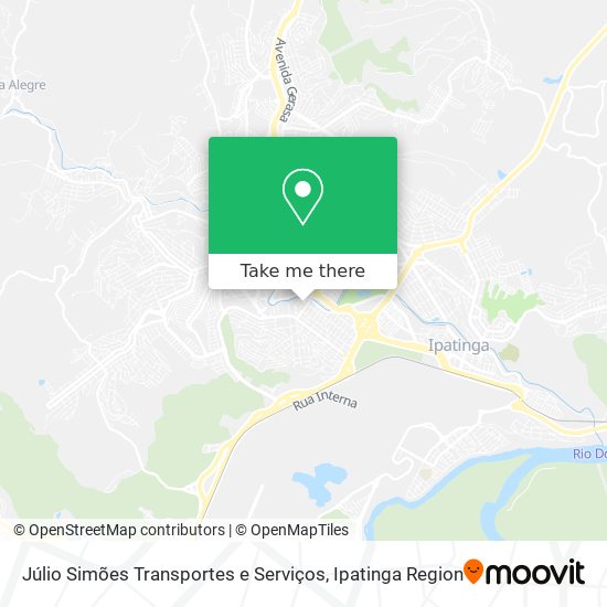 Júlio Simões Transportes e Serviços map