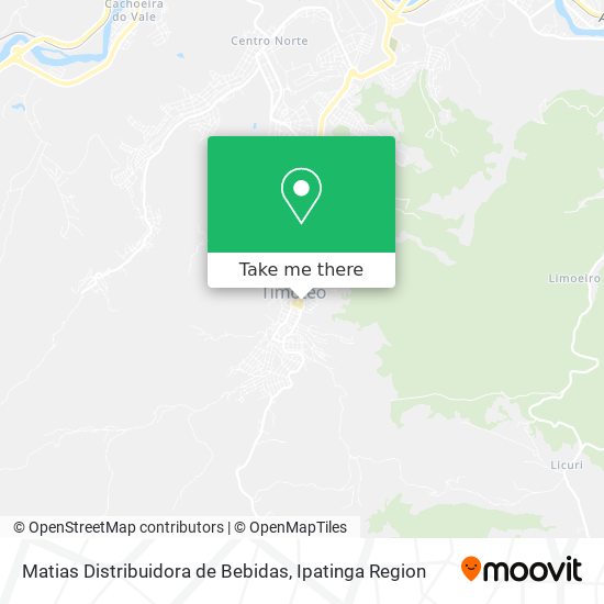 Mapa Matias Distribuidora de Bebidas