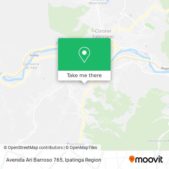 Mapa Avenida Ari Barroso 765