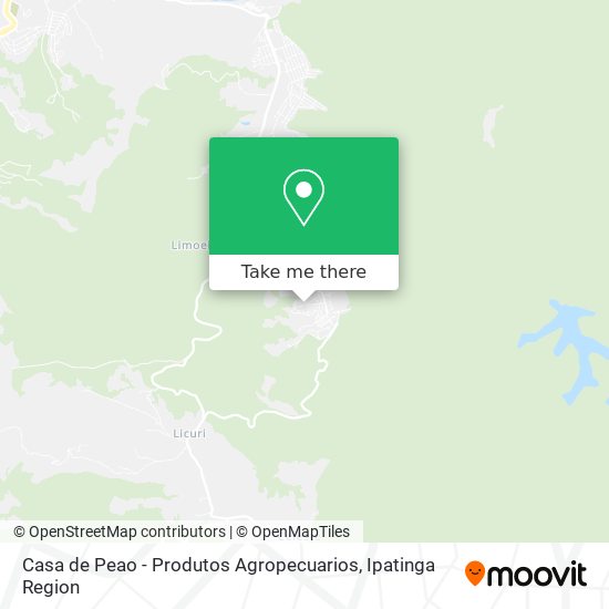 Casa de Peao - Produtos Agropecuarios map