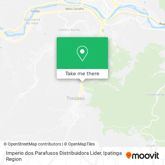 Imperio dos Parafusos Distribuidora Lider map