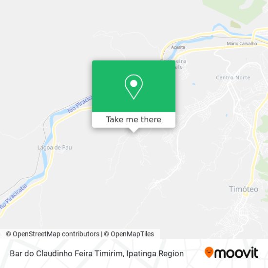 Bar do Claudinho Feira Timirim map