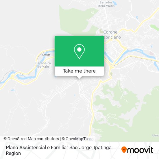 Mapa Plano Assistencial e Familiar Sao Jorge