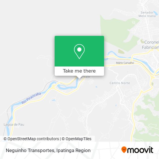 Neguinho Transportes map