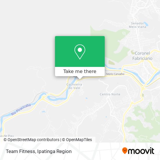 Team Fitness map