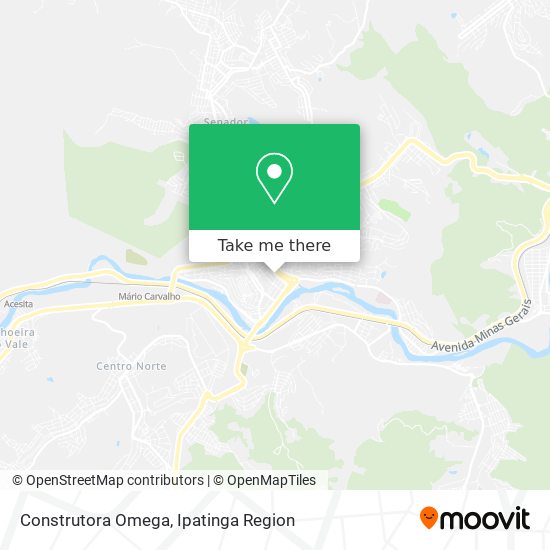 Construtora Omega map
