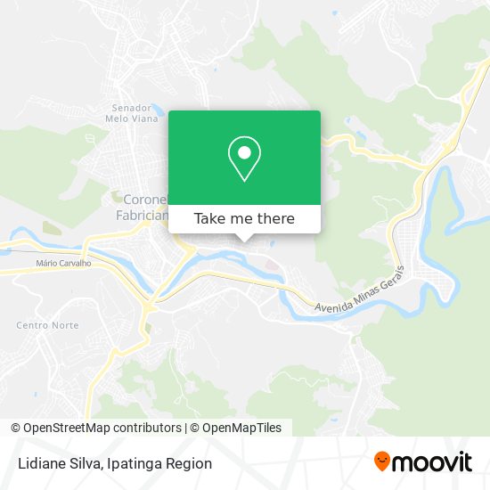 Lidiane Silva map