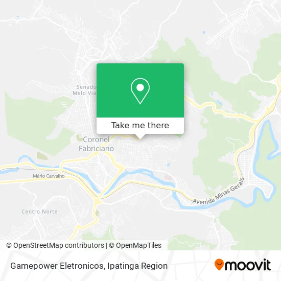 Gamepower Eletronicos map