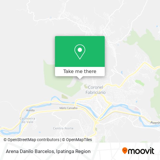 Arena Danilo Barcelos map