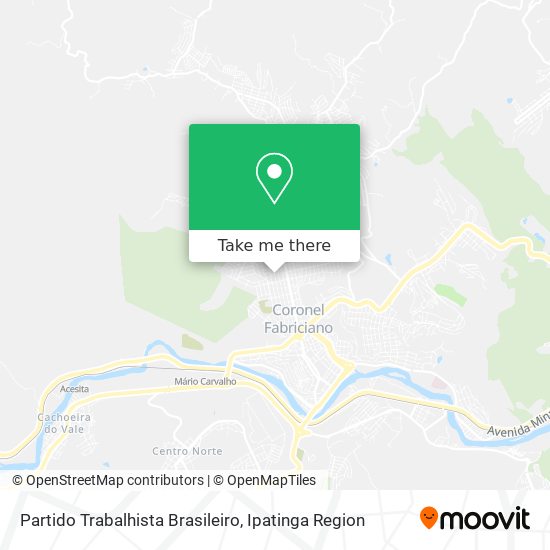 Partido Trabalhista Brasileiro map