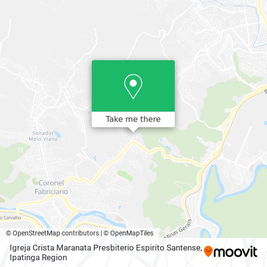 Igreja Crista Maranata Presbiterio Espirito Santense map