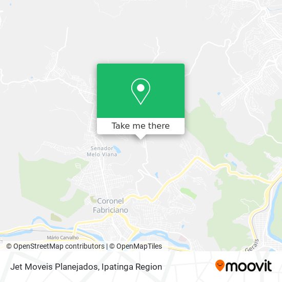 Jet Moveis Planejados map