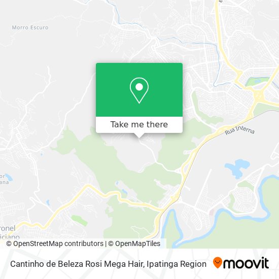 Cantinho de Beleza Rosi Mega Hair map