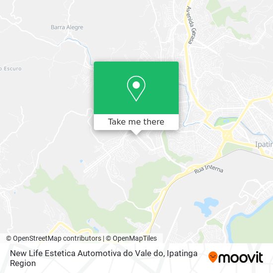 New Life Estetica Automotiva do Vale do map