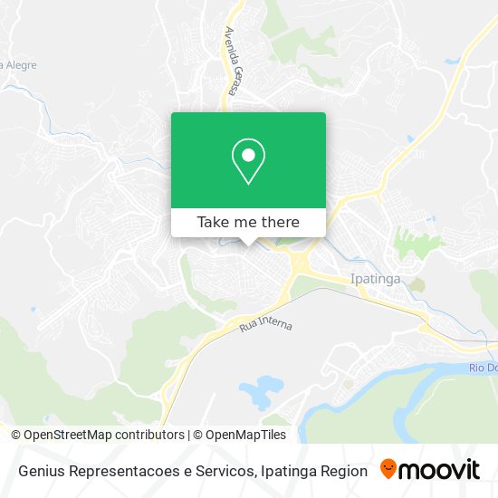 Genius Representacoes e Servicos map