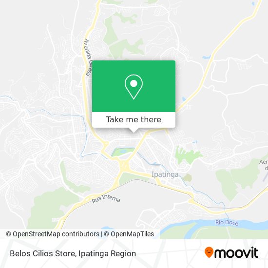 Belos Cilios Store map