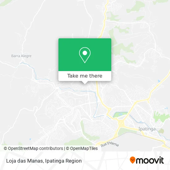 Loja das Manas map