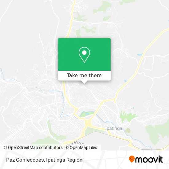 Paz Confeccoes map