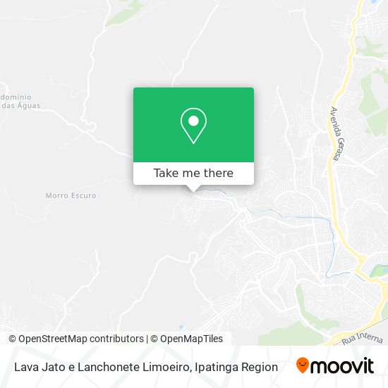 Lava Jato e Lanchonete Limoeiro map