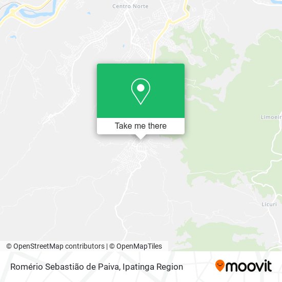 Romério Sebastião de Paiva map