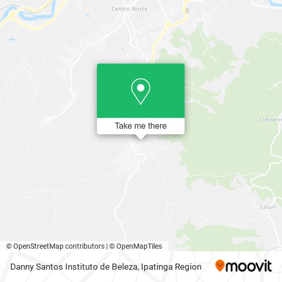 Mapa Danny Santos Instituto de Beleza