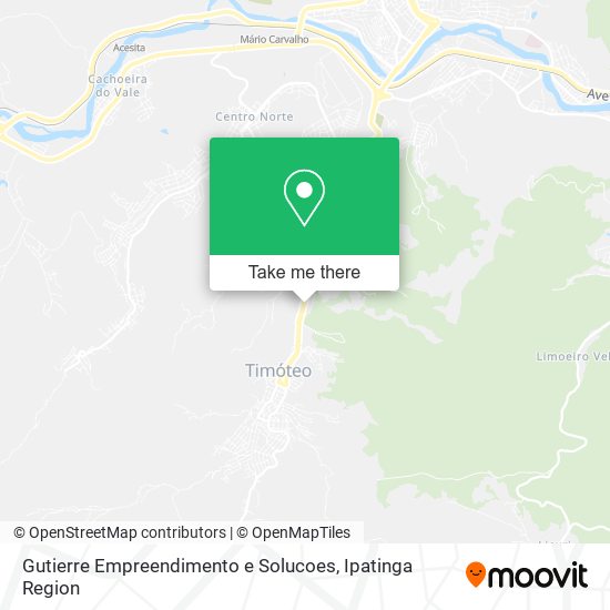 Mapa Gutierre Empreendimento e Solucoes