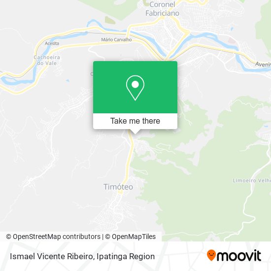 Ismael Vicente Ribeiro map