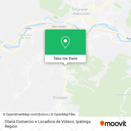 Olaria Comercio e Locadora de Videos map