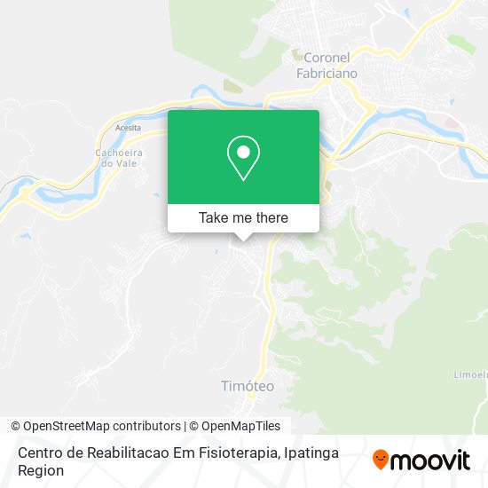 Mapa Centro de Reabilitacao Em Fisioterapia