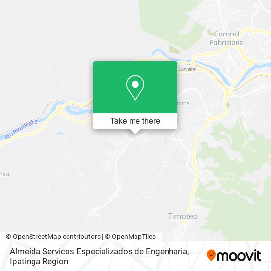 Mapa Almeida Servicos Especializados de Engenharia