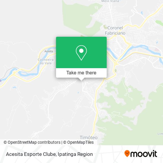 Acesita Esporte Clube map