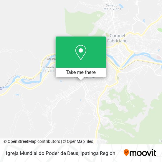 Igreja Mundial do Poder de Deus map