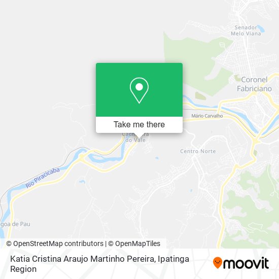 Katia Cristina Araujo Martinho Pereira map