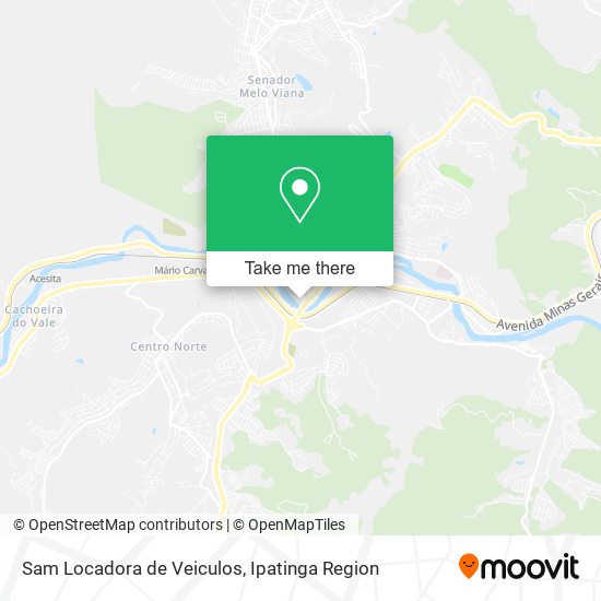 Sam Locadora de Veiculos map